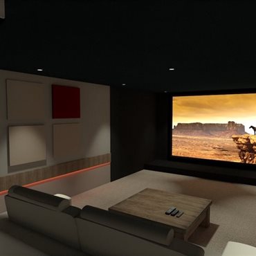Création, installation salle de cinéma privée en Occitanie et France