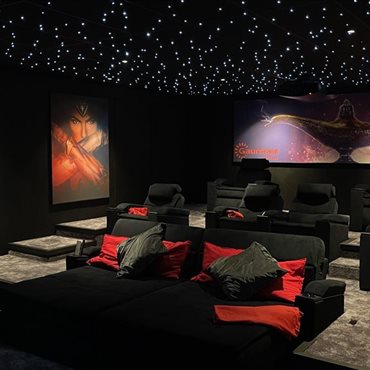 Création, installation salle de cinéma privée en Occitanie et France