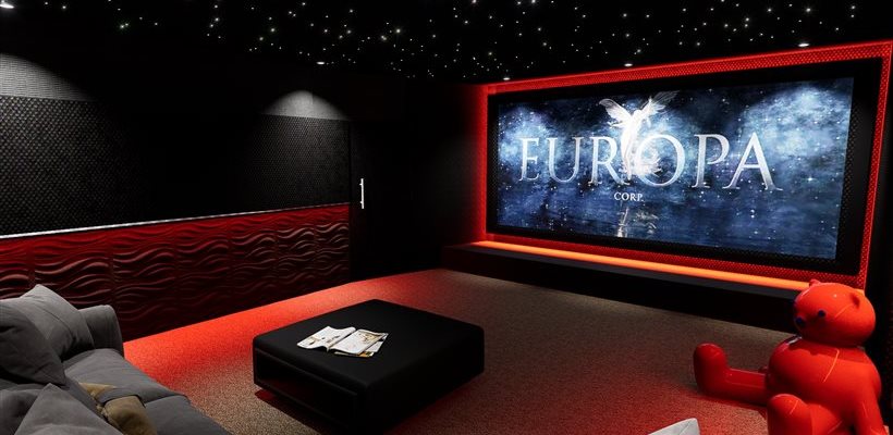 Private cinema room, Aveyron